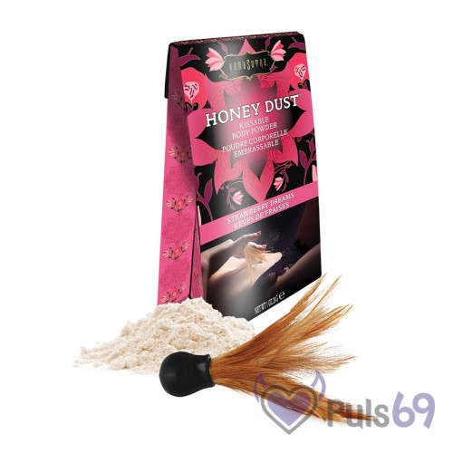 Съедобная пудра для тела Kama Sutra Honey Dust Stawberry Body Powder 28г