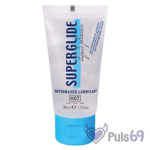 Лубрикант на водной основе Hot Superglide Liquid Pleasure 30 мл