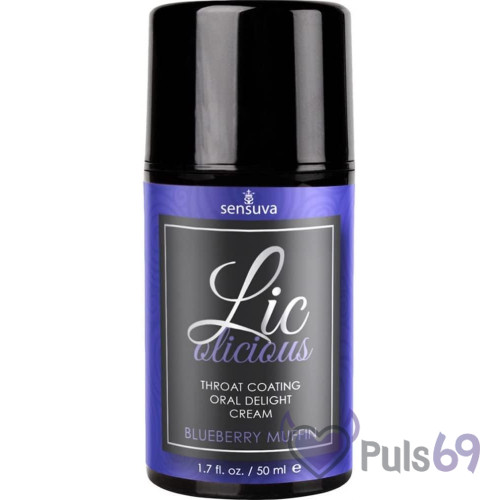 Гель для минета Sensuva Lic-O-Licious Blueberry Muffin