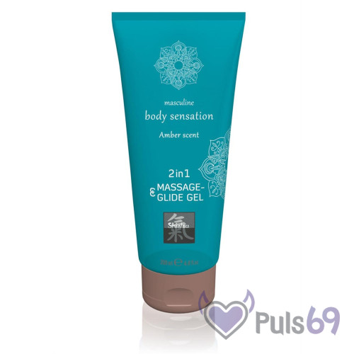 Массажный лубрикант Hot  Shiatsu Massage Glide Gel 200мл