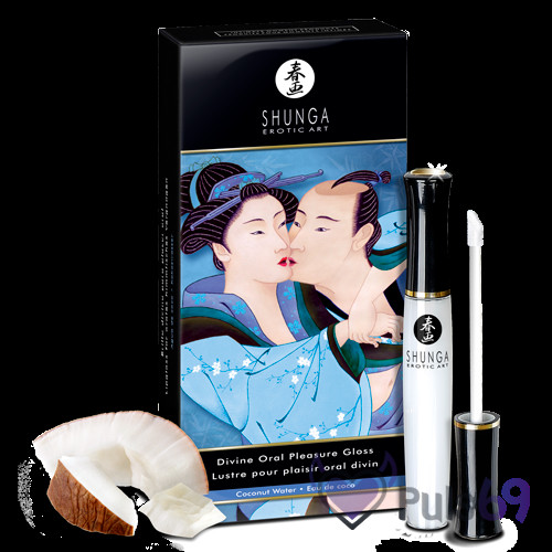 Блеск для губ Shunga Divine Oral Pleasure Gloss Coconut 10 мл