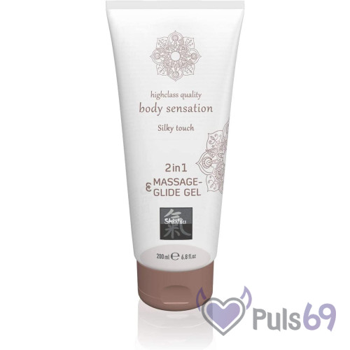 Массажный лубрикант Hot  Shiatsu Massage Glide Gel 200мл