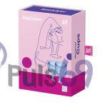 Набор менструальных чаш Satisfyer Feel Secure Dark Blue