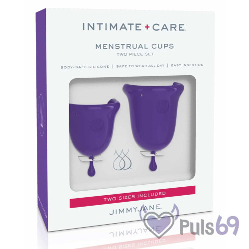 Менструальные чаши Jimmyjane Intimate Care Menstrual Cups Менструальные чаши Jimmyjane Intimate Care Menstrual Cups