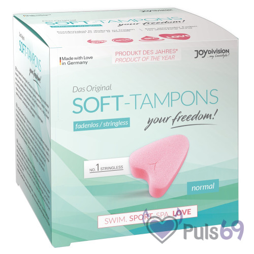 Тампоны Soft-Tampons Normal от Joy Division 3шт Тампоны Soft-Tampons Normal от Joy Division 3шт