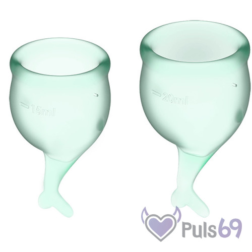Набор менструальных чаш Satisfyer Feel Secure Light Green
