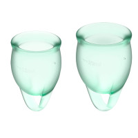 Набор менструальных чаш Satisfyer Feel Confident Light Green
