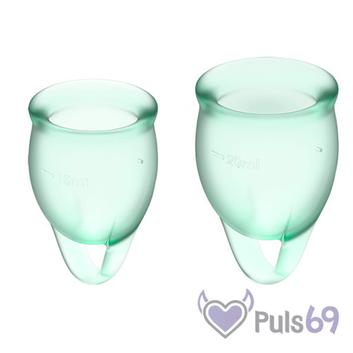 Набор менструальных чаш Satisfyer Feel Confident Light Green