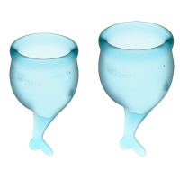 Набор менструальных чаш Satisfyer Feel Secure Light Blue