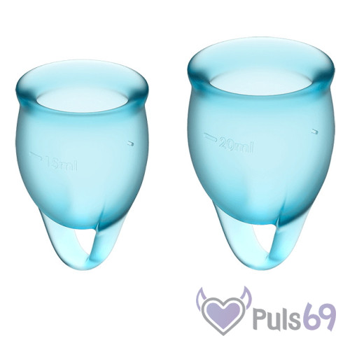 Набор менструальных чаш Satisfyer Feel Confident Light Blue