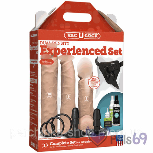 Страпон Dual Density Experienced Set от Doc Johnson Страпон Dual Density Experienced Set от Doc Johnson