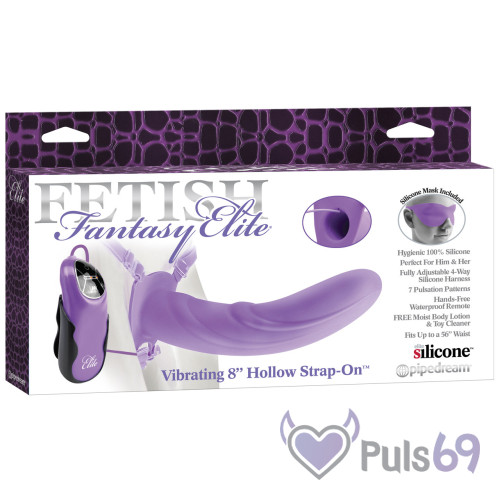 Страпон с вибрацией Fetish Fantasy Elite Vibrating 8 Страпон с вибрацией Fetish Fantasy Elite Vibrating 8