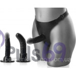 Женский страпон Strap on! Black от Orion