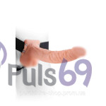 Реалистичный полый страпон Hollow Strap-On with Balls 9