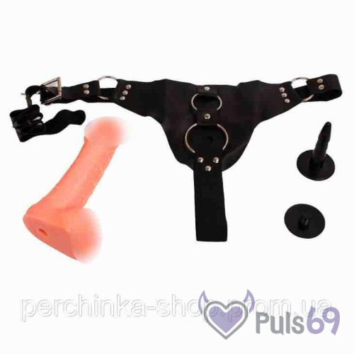 Страпон с мошонкой Baile Ultra Passionate Harness Страпон с мошонкой Baile Ultra Passionate Harness