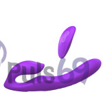 Женский безремневой страпон с вибрацией Fantasy For Her Her Ultimate Strapless Strap-On от Pipedream