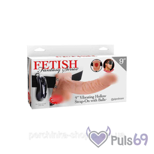 Реалистичный полый страпон Vibrating Hollow Strap-On with Balls 9 Реалистичный полый страпон Vibrating Hollow Strap-On with Balls 9