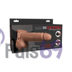 Реалистичный полый страпон с вибрацией Pipedream Fetish Fantasy 7