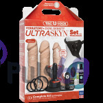 Страпон Vac-U-Lock Vibrating Dual Density ULTRASKYN от Doc Johnson