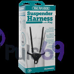 Женские трусики для страпона Doc Johnson Vac-U-Lock Suspender Harness With Plug
