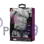 Полый страпон с вибрацией Pretty Love Marvin