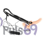 Женский двойной страпон с вибрацией Vibrating Strap-on Duo от Orion