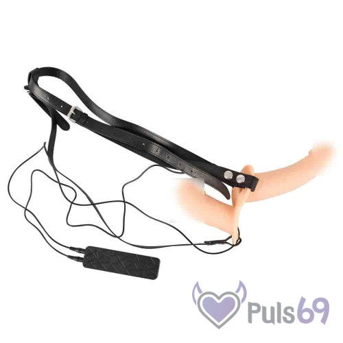 Женский двойной страпон с вибрацией Vibrating Strap-on Duo от Orion Женский двойной страпон с вибрацией Vibrating Strap-on Duo от Orion
