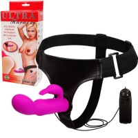 Cтрапон с вибрацией и отростком Ultra Harness от Baile Cтрапон с вибрацией и отростком Ultra Harness от Baile
