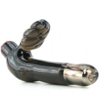 Женский безремневой страпон Vibrating Strapless Strap-On с вибрацией от Pipedream