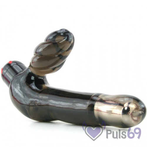 Женский безремневой страпон Vibrating Strapless Strap-On с вибрацией от Pipedream