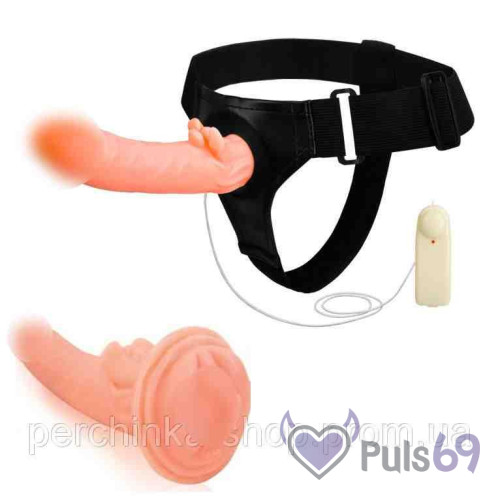 Страпон Baile на трусиках с вибрацией и вагиной Ultra Passionate Harness