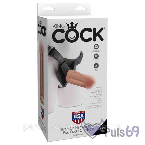 Страпон King Cock Strap-On Harness w/ 7 Страпон King Cock Strap-On Harness w/ 7