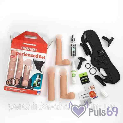 Страпон Dual Density Experienced Set от Doc Johnson Страпон Dual Density Experienced Set от Doc Johnson