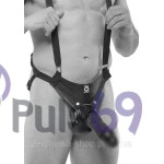 Реалистичный страпон фаллопротез King Cock 10 '' Hollow Strap-on Suspender System