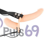 Женский двойной страпон с вибрацией Vibrating Strap-on Duo от Orion