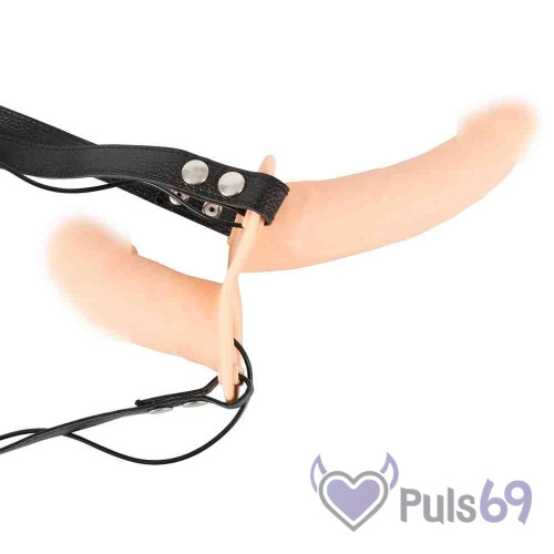 Женский двойной страпон с вибрацией Vibrating Strap-on Duo от Orion