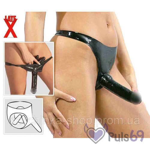 Женский страпон The Latex Collection Ecstasy Slip от Orion