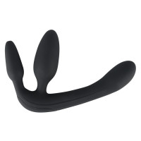 Женский безремневой страпон с вибрацией Triple Teaser Vibrating Strapless Strap-On от Orion