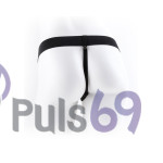 Реалистичный полый страпон Vibrating Hollow Strap-On with Balls 9