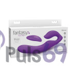 Женский безремневой страпон с вибрацией Fantasy For Her Her Ultimate Strapless Strap-On от Pipedream