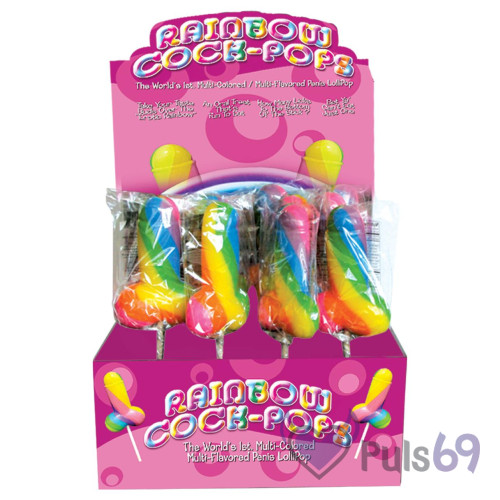 Съедобная сладкая конфета Rainbow Cock-Pops от Spencer Fleetwood Съедобная сладкая конфета Rainbow Cock-Pops от Spencer Fleetwood