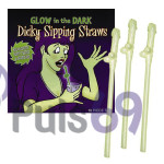 Трубочки для питья Penis-Straws Glowing