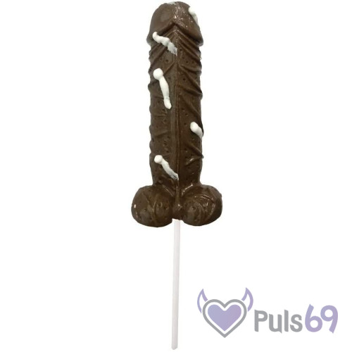 Большая съедобная конфета  Chocolate Flavoured Cum Pops от Spencer Fleetwood