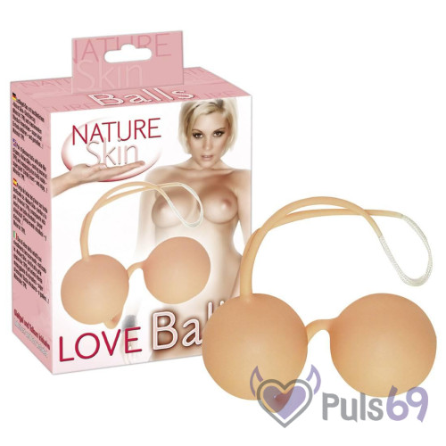 Вагинальные шарики Nature Skin Love Balls от Orion Вагинальные шарики Nature Skin Love Balls от Orion