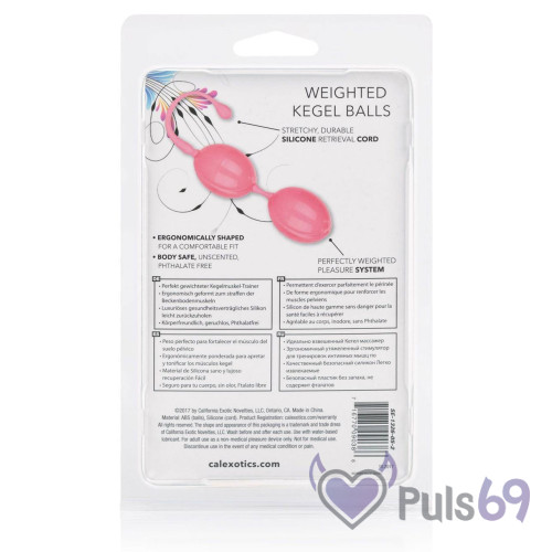 Вагинальные шарики California Exotic Novelties Weighted Kegel Balls Вагинальные шарики California Exotic Novelties Weighted Kegel Balls