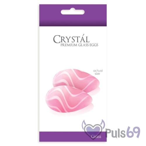 Вагинальные шарики NSNovelties Crystal Premium Glass Eggs Вагинальные шарики NSNovelties Crystal Premium Glass Eggs