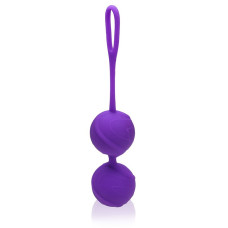 Вагинальные шарики для тренировок Odeco, premium Silicone Balls, фиолетовые
