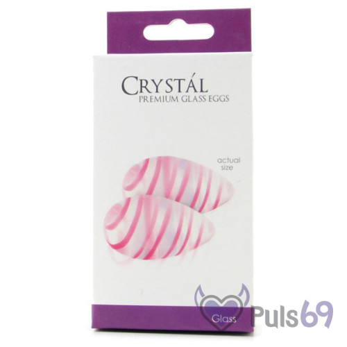 Вагинальные шарики NSNovelties Crystal Premium Glass Eggs Вагинальные шарики NSNovelties Crystal Premium Glass Eggs