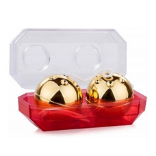 Золотистые вагинальные шарики Duotone Balls Золотистые вагинальные шарики Duotone Balls