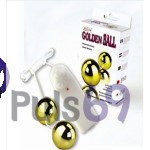 Вагинальные шарики Golden Balls с вибрацией от Baile